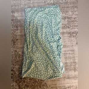 SHEIN Green Floral Dress